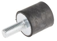 171-2602 RS PRO M10 Anti Vibration Mount, Male to Female Bobbin with 27.28kg Compression Load