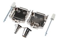 mhdppk-m-9-k MH Connectors MHDPPK-T/M Series ABS D Sub Backshell, 9 Way, Strain Relief