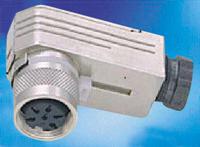 c09131f0061002 Amphenol Industrial, signalmate C091 6 Pole Right Angle M16 Din Socket, 5.0A, 300 V IP67, Cable Mount
