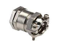 5210332052106830 Lapp SKINDICHT Series Metallic Nickel Plated Brass Cable Gland, M20 Thread, 8mm min., 13.5mm max., IP55
