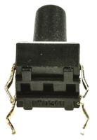 1-1825910-4 TE Connectivity Black Button Tactile Switch, SPST 50 mA @ 24 V dc 5.9mm PCB, Through Hole