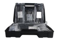 cable-tie-kit-black-large HellermannTyton Cable Tie, 100mm x 2.5, 3.5, 4.6 mm, Black Nylon, Pk-1