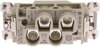 09380062601 HARTING Heavy Duty Power Connector Insert, 16 A, 80 A, Male, Han K Series, 6 Contacts