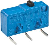 10503102 Marquardt Button Micro Switch, Left Angle PCB Terminal, 5 A @ 250 V ac, SP-CO, IP00, IP40