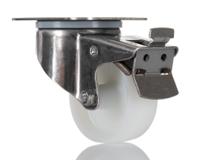 8477uoo080p62 Tente Braked Swivel Castor Wheel, 200kg Capacity, 80mm Wheel