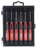 864-0861 RS PRO Phillips; Slotted Precision Screwdriver Set, 6-Piece, ESD-Safe