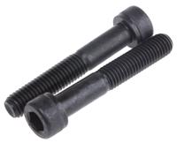 529-832 RS PRO Black, Self-Colour Steel Hex Socket Cap Screw, DIN 912, M10 x 60mm