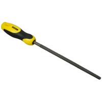 0-22-473 Stanley 380mm, Rasp Cut, Flat File Handle With Soft-Grip Handle