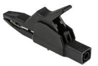 972405100 Hirschmann Test & Measurement Crocodile Clip 4 mm Connection, Brass Contact, 32A, Black