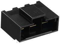 df60-2p-1016ds26 Hirose DF60 Series Right Angle Through Hole PCB Header, 2 Contact(s), 10.16 mm Pitch, 1 Row, Shrouded
