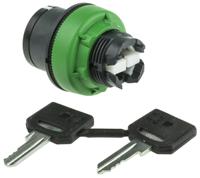 zb5fg03d Schneider Electric Harmony XB5 3-position Key Switch Head, Latching, 30mm Cutout