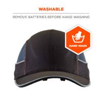 23370 Ergodyne Black Standard Peak Bump Cap, Foam Protective Material