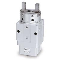 mrhq16d-180s-n SMC 2 Finger Double Action Pneumatic Gripper, MRHQ16D-180S-N, Rotary Actuated Air Gripper Gripping Type