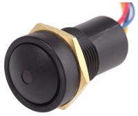 49-59311g ITW Switches 49-59 Series Illuminated Push Button Switch, Momentary, Panel Mount, 16mm Cutout, SPST, Green LED, 250V