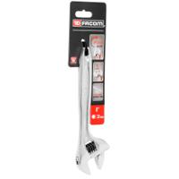 1018pb Facom Adjustable Spanner, 200 mm Overall, 33mm Jaw Capacity, Metal Handle