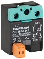 gq-50-48-d-1-1-480v50a Gefran GQ Series Solid State Relay, 50 A Load, Surface Mount, 480 V ac Load, 32 V dc Control
