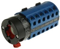 ca10a476gba001ft Kraus & Naimer, 4P 3 Position 60° Multi Step Cam Switch, 20A