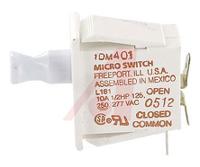 1dm401 Honeywell Door Micro Switch, Plunger, SPDT 10 A PET, -37 → +82°C