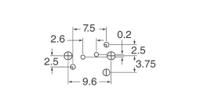 k12pbk15n C & K K12 Series Push Button Switch, (On)-Off, Surface Mount, 1NO, 30V dc, IP40