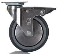 712-4872 RS PRO Braked Swivel Castor Wheel, 60kg Capacity, 100mm Wheel
