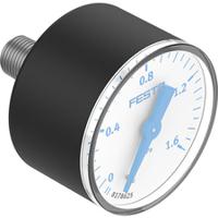 pagn-40-16m-r18-16-cpa Festo R 1/8 Analogue Pressure Gauge 0bar Inline 39mm Outside Diameter