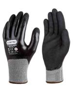 sky0012 Skytec Black, Grey Nitrile Foam Work Gloves, Size 10