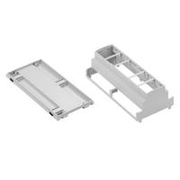206-9061 RS PRO Modular Enclosure Enclosure Type, 177.8 x 89.8 x 65.3mm, ABS DIN Rail Enclosure