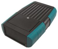 chh662bbk CAMDENBOSS 66 Series Black ABS Handheld Enclosure, Integral Battery Compartment, IP65, 145 x 95 x 35mm