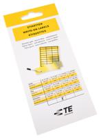 tek-914 Idento Yellow Adhesive Label Sheet, Pack of 840