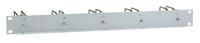 7257035 Rittal RAL 7035 Sheet Steel Cable Panel, 1U, 482.6mm