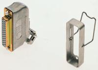 rk000290000el00 Cinch Right Angle D Sub Backshell, 50 Way, Strain Relief