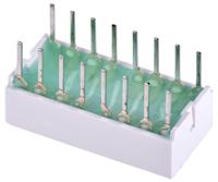 hlmp-2885 HLMP-2885 Broadcom Light Bar LED Display, Green 100 mcd