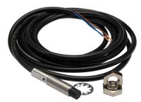 e2b-s08kn04-wp-b2-2m Omron Inductive Threaded Barrel Proximity Sensor, M8, 4 mm Detection, PNP NC, 12 → 24 V dc