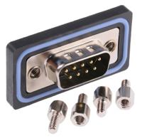 sdb-09pmms-sl8001 Amphenol Industrial SDB 9 Way Panel Mount D-sub Connector Plug