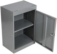 263-8168 RS PRO 1 Door Steel Grey Tool Locker, 684 mm x 450 mm x 300mm