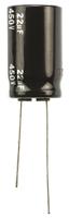eca2whg220 Panasonic 22μF Aluminium Electrolytic Capacitor 450V dc, Radial, Through Hole - ECA2WHG220