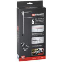84tcdj6pb Facom 6 piece T Shape Metric Hex Key Set, 2.5 - 3 - 4 - 5 - 6 - 8mm