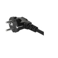60040215 Schurter Right Angle IEC C13 Socket to Right Angle CEE 7/7 Plug Power Cord, 2.5m