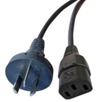 558-932 RS PRO Straight IEC C13 Socket to Straight CEE 7/7 Plug Power Cord, 2.5m