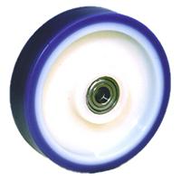 35031 LAG Blue, White Polyurethane Abrasion Resistant, Hygienic, Laceration Resistant, Low Rolling Resistance, Non-Marking,