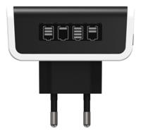 1001-0094-01-520 Ansmann  Battery Charger For NiMH 9V, AA, AAA 4 Cell with EU plug, Batteries Included