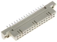 284168-284168-e ERNI 32 Way 2.54mm Pitch Class C2, 2 Row, Straight DIN 41612 Connector, Socket