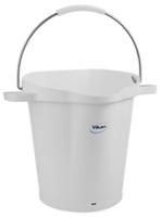 56925 20L Plastic White Bucket With Handle