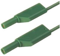 934095104 Hirschmann Test & Measurement Test lead, 16A, 1000V ac/dc, Green, 1m Lead Length