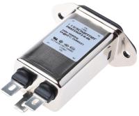 fn9233uf2-6-06 Schaffner 6A, 250 V ac Male Panel Mount IEC Filter FN9233UF2-6-06, Faston None Fuse