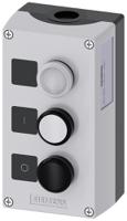 3su1803-0ac00-2ab1 Siemens Control Station Switch, Plastic, Black, White, IP66, IP67, IP69