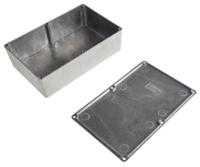 1590d Hammond 1590 Series Natural Die Cast Aluminium Enclosure, IP54, Natural Lid, 187.75 x 119.5 x 52mm