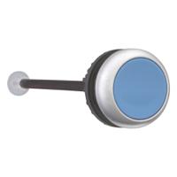 254833-m22-dz-b Eaton RMQ Titan M22 Series Blue Momentary Push Button Head, 22mm Cutout, IP67