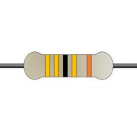 mf0207fte52-330k Yageo 330kΩ Metal Film Fixed Resistor 0.6W ±1% MF0207FTE52-330K