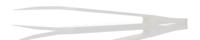 136-9862 RS PRO 115 mm, Delrin Plastic, Straight; Flat; Rounded, Tweezers